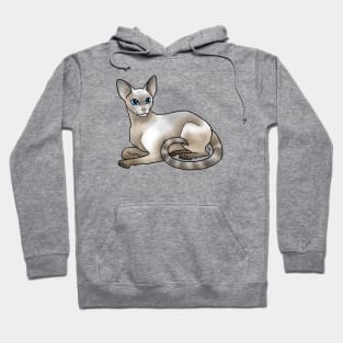 Cat - Siamese - Lilac Point Hoodie